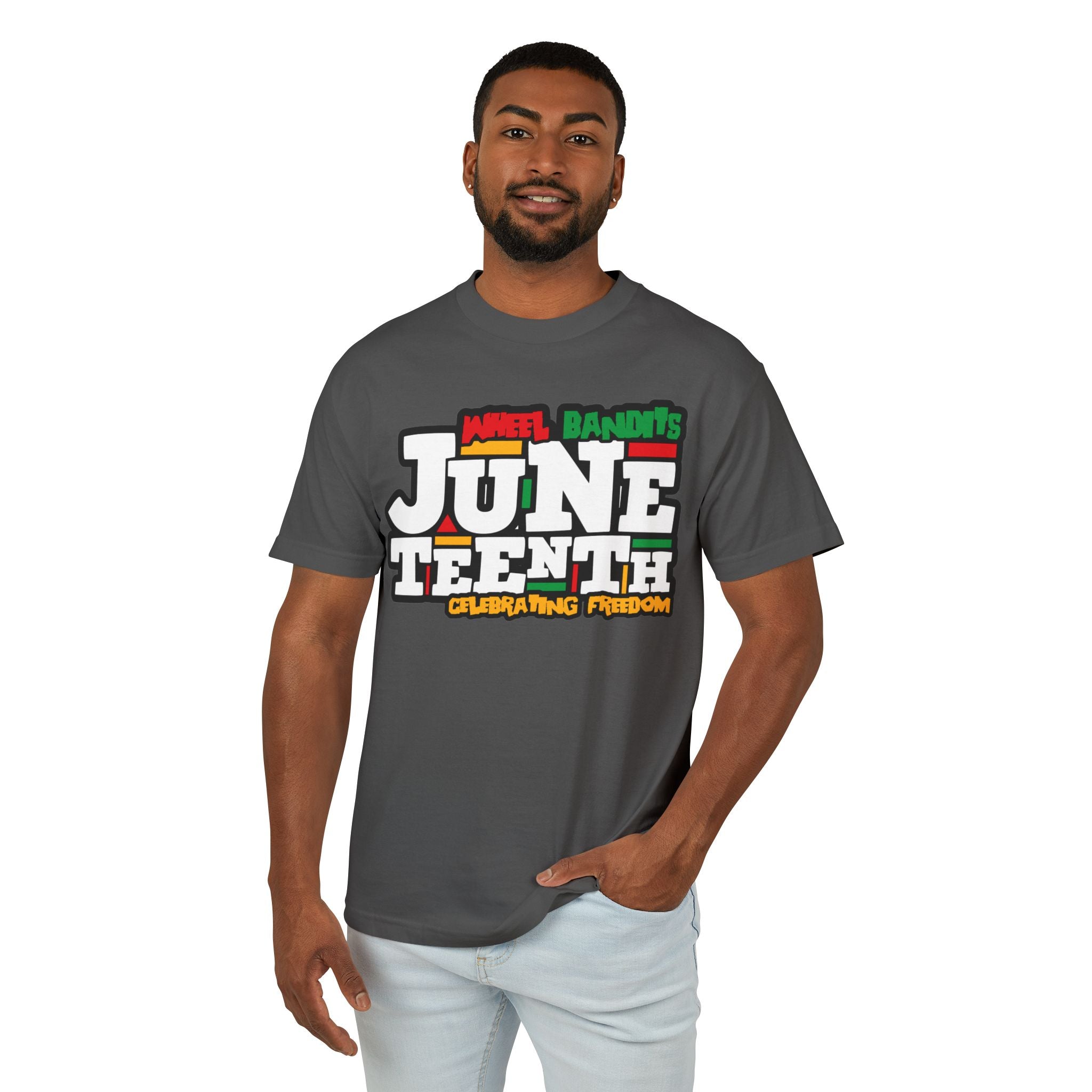 Juneteenth-Dyed Heavyweight Cotton Tee