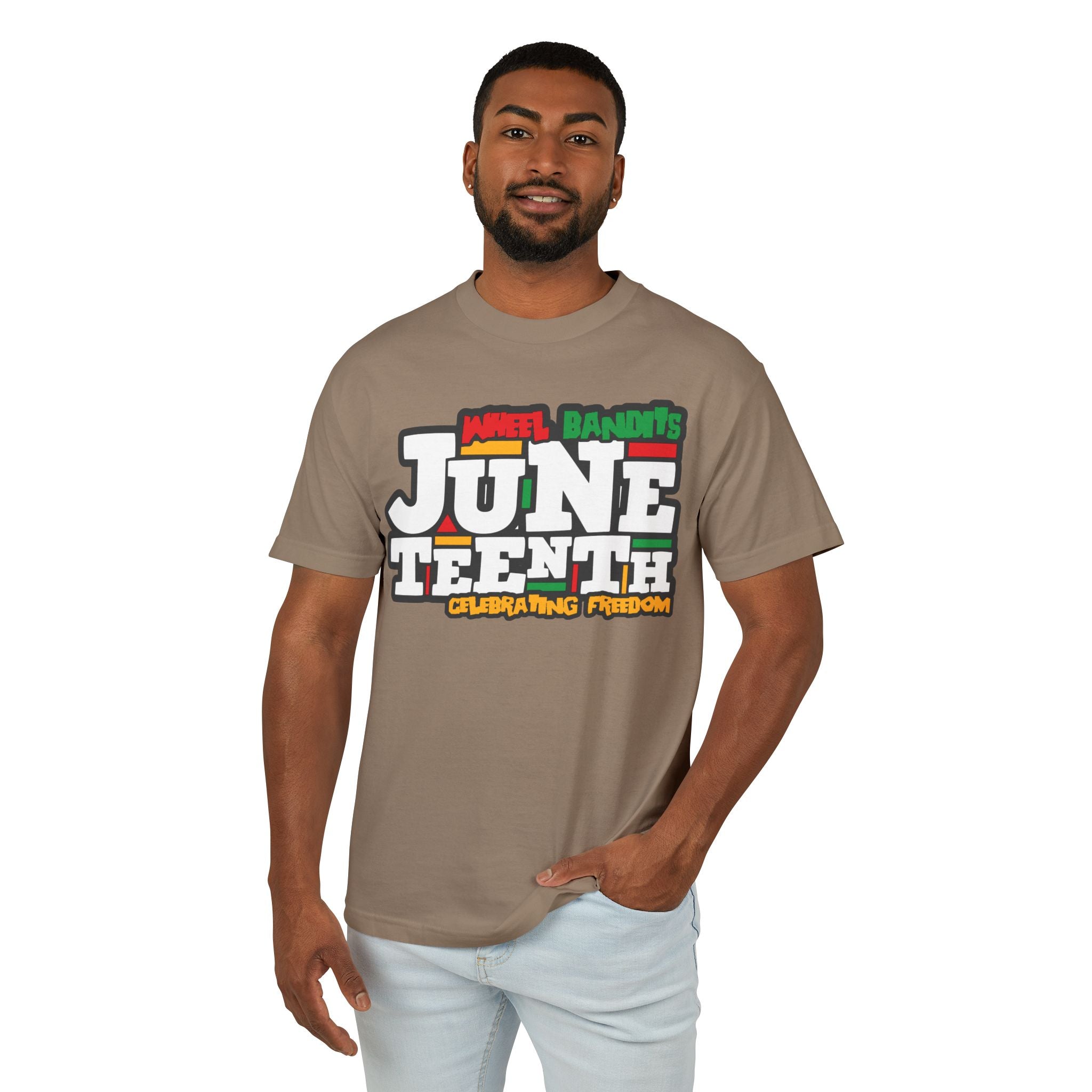 Juneteenth-Dyed Heavyweight Cotton Tee