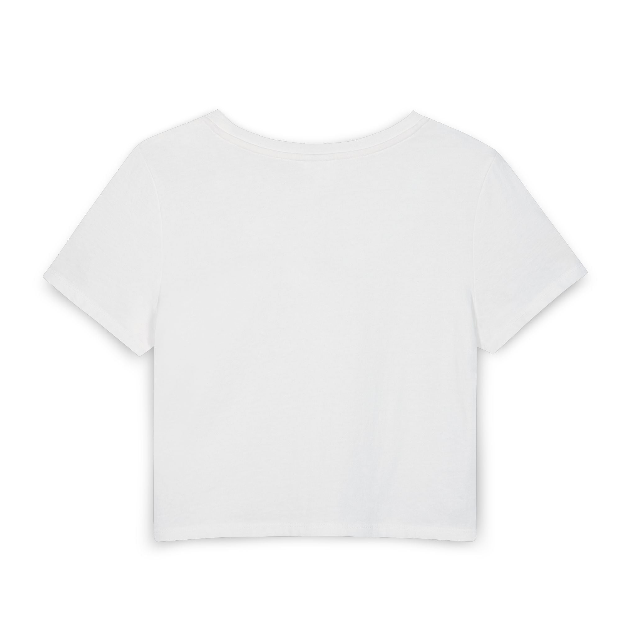 Wheel Bandits Women's Crop Tee — Pink Retro Script Car Club Top