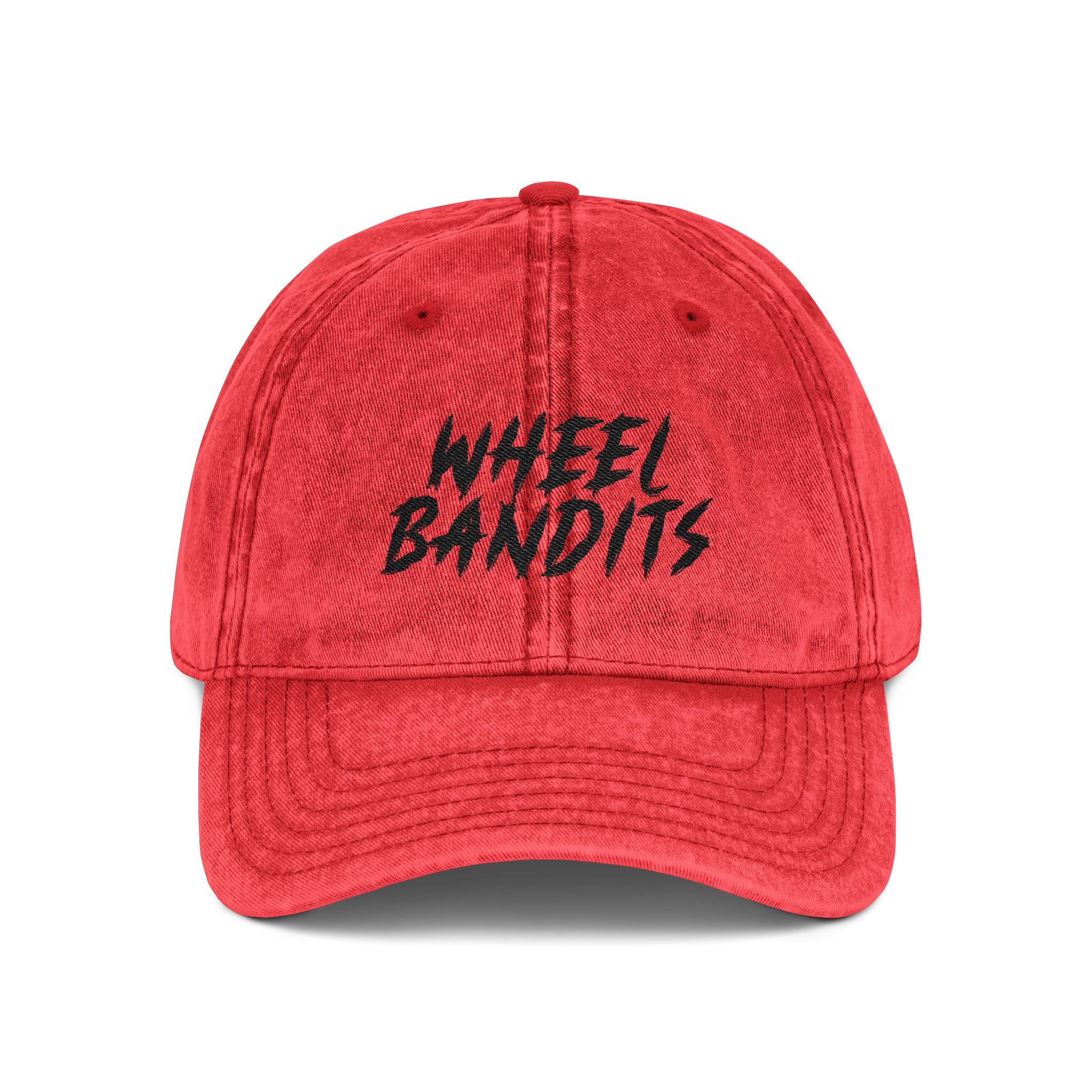 Wheel Bandits Vintage Embroidered Cap — Retro Distressed Baseball Hat
