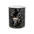 Wheelchair Bandit Ceramic Mug — Disability Coffee Cup (11oz/15oz)