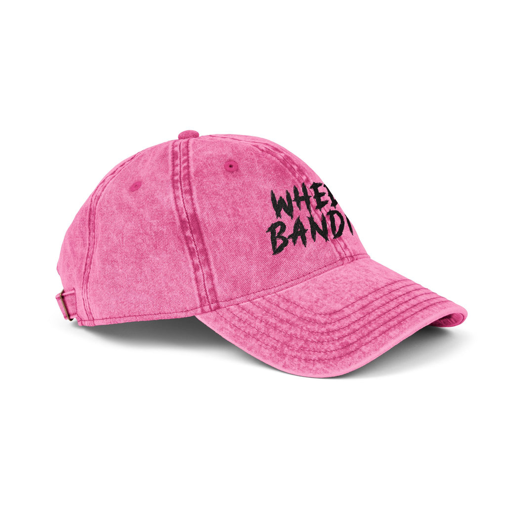 Wheel Bandits Vintage Embroidered Cap — Retro Distressed Baseball Hat