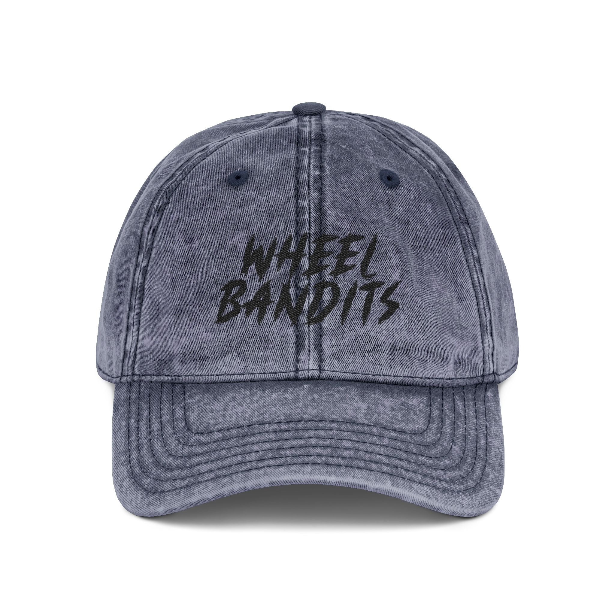 Wheel Bandits Vintage Embroidered Cap — Retro Distressed Baseball Hat