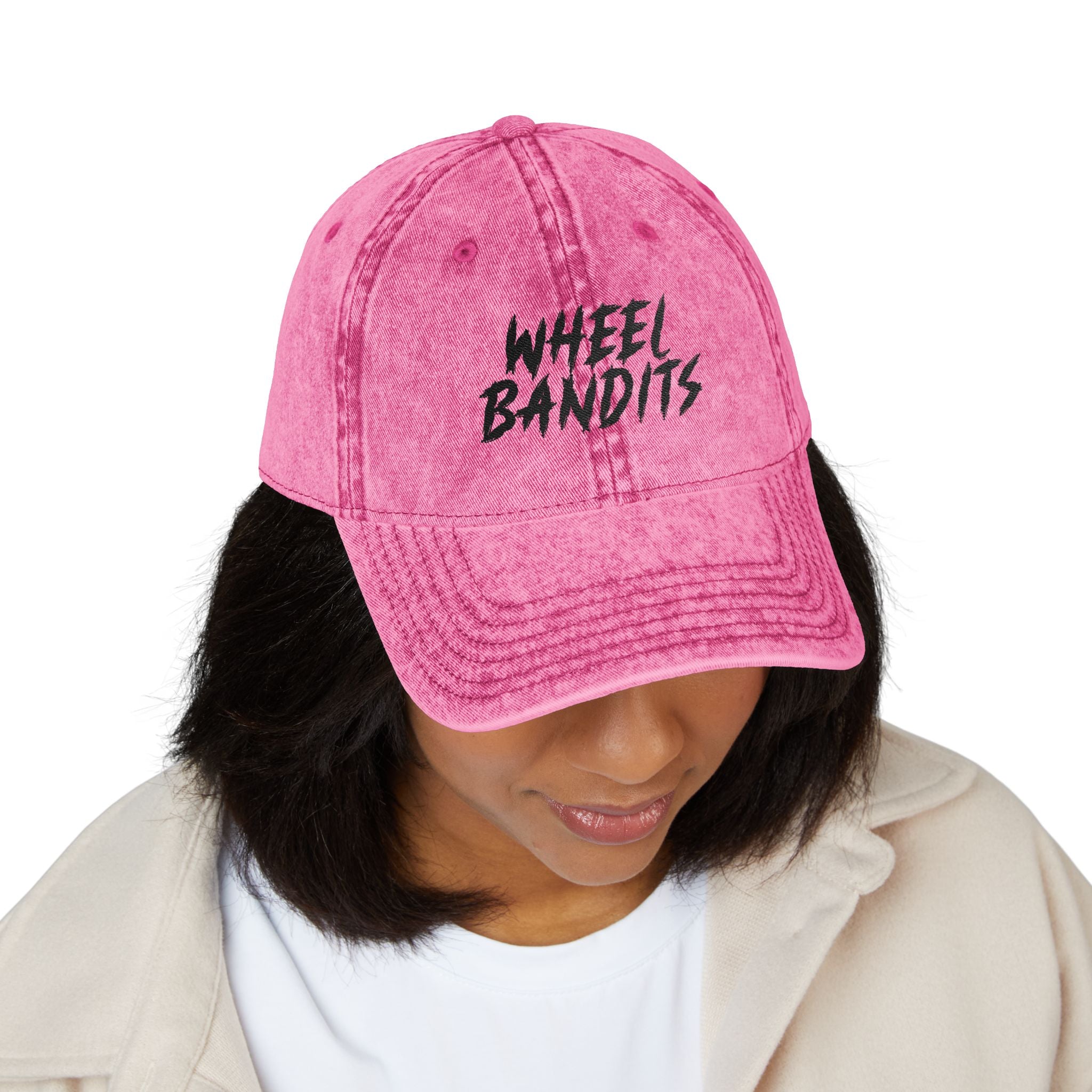 Wheel Bandits Vintage Embroidered Cap — Retro Distressed Baseball Hat