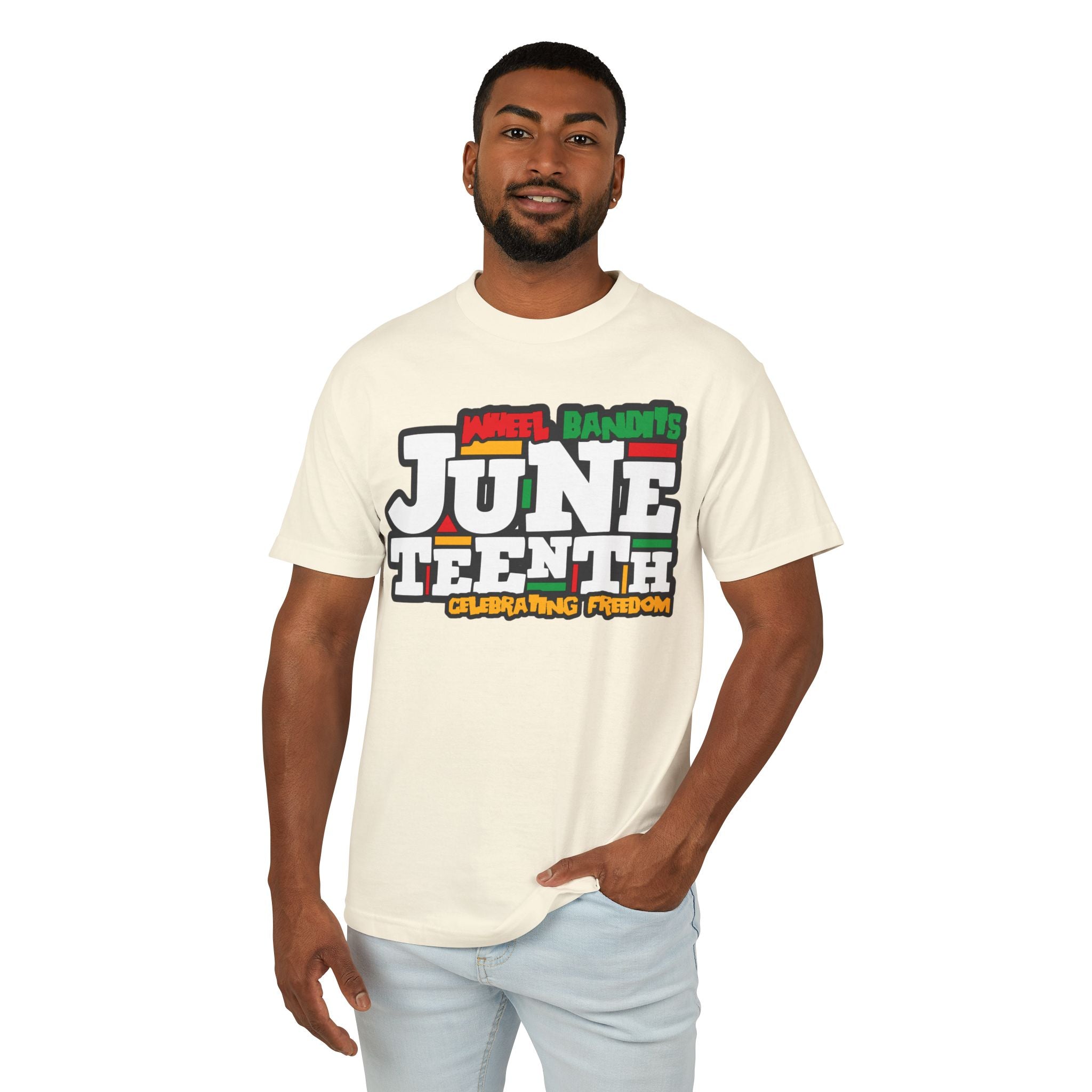 Juneteenth-Dyed Heavyweight Cotton Tee