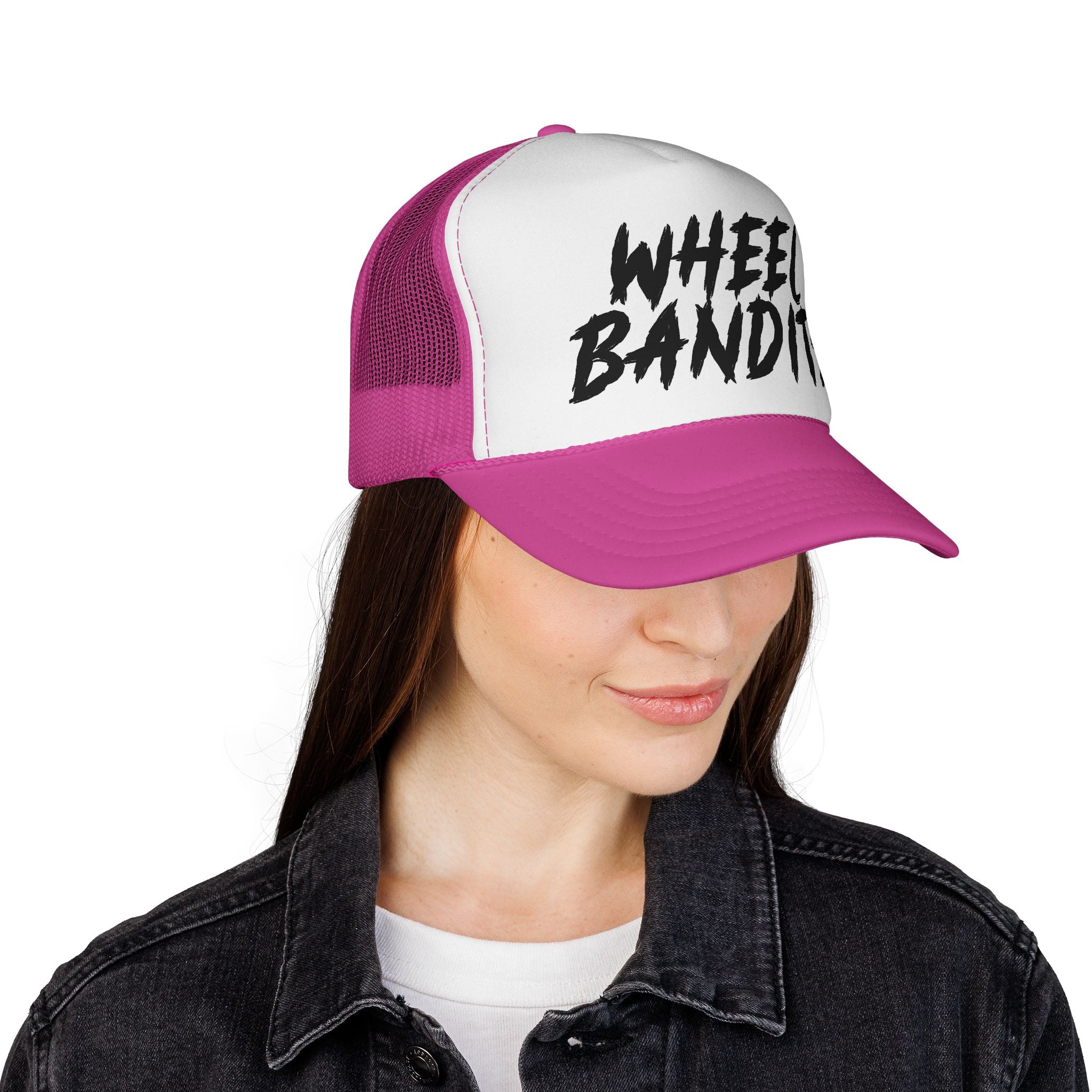 Wheel Bandits Trucker Cap — Retro Racing Mesh Hat