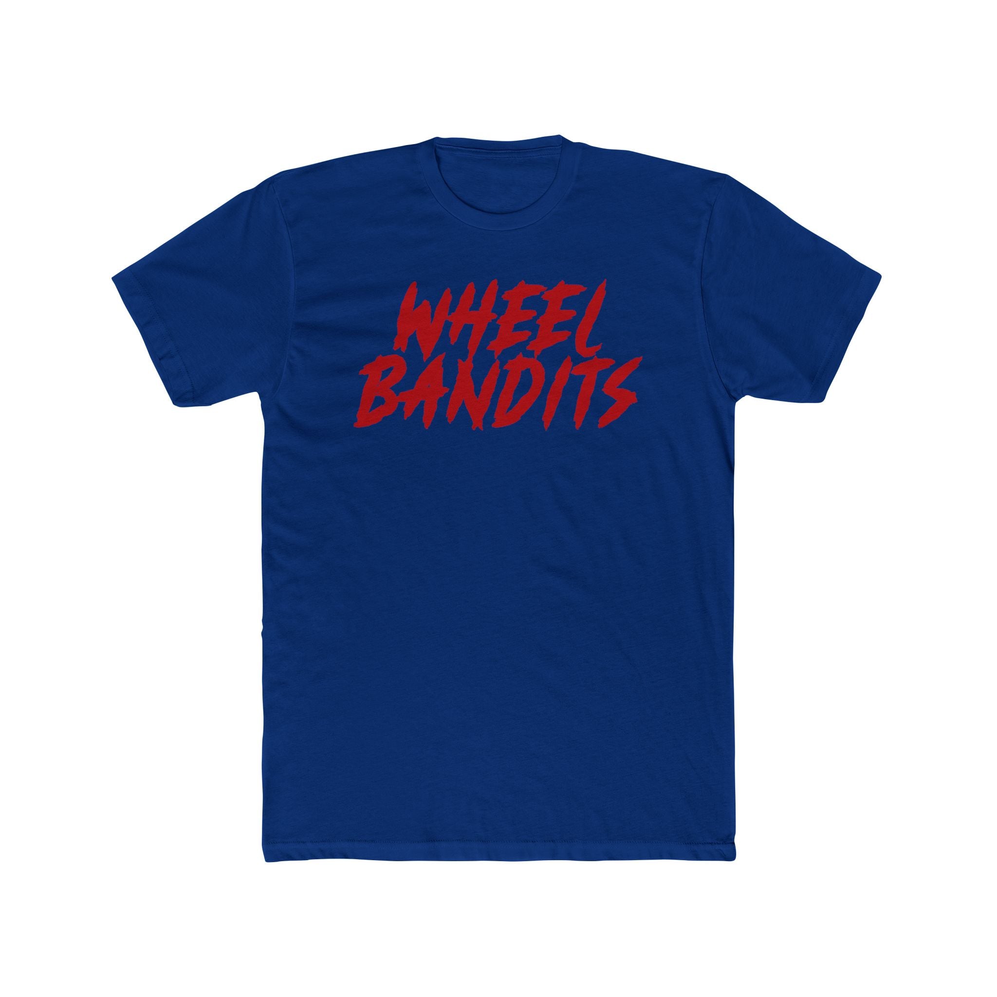 Wheel Bandits Tee Red Logo— Retro Red Script Graphic Cotton T-Shirt