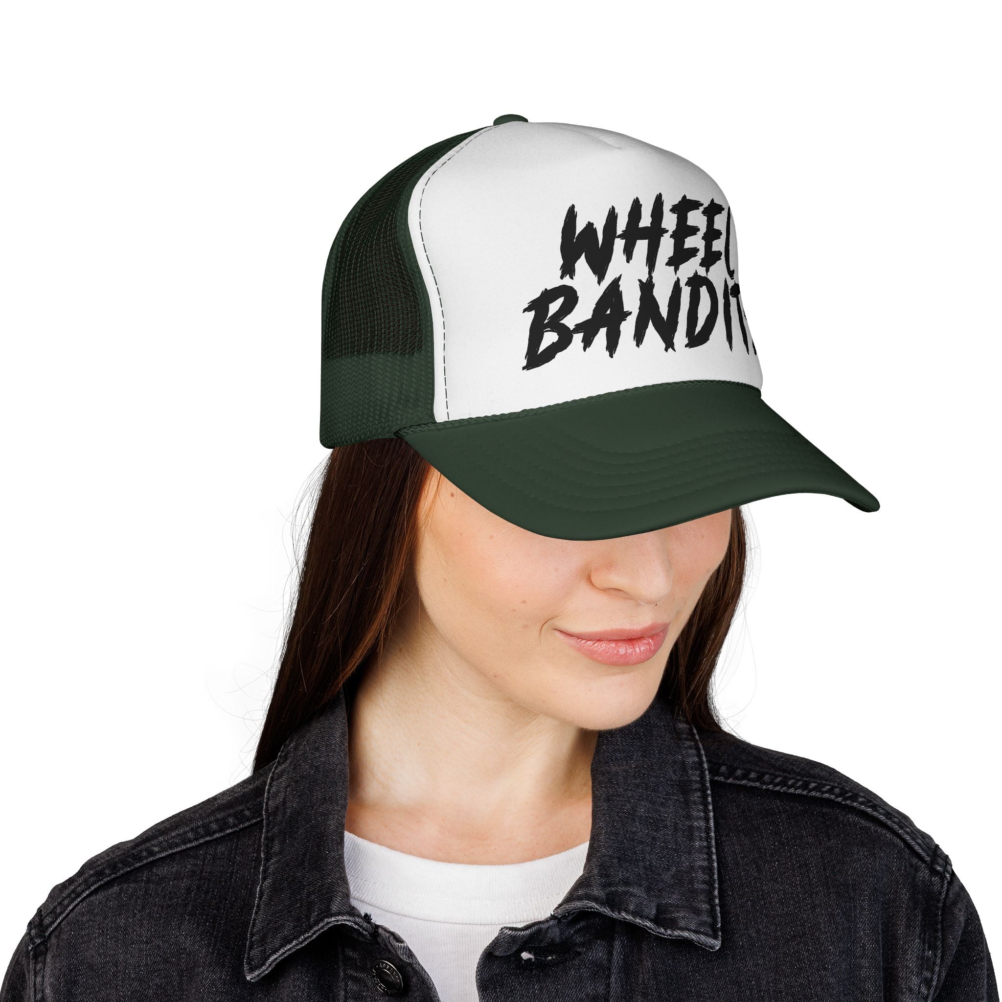 Wheel Bandits Trucker Cap — Retro Racing Mesh Hat