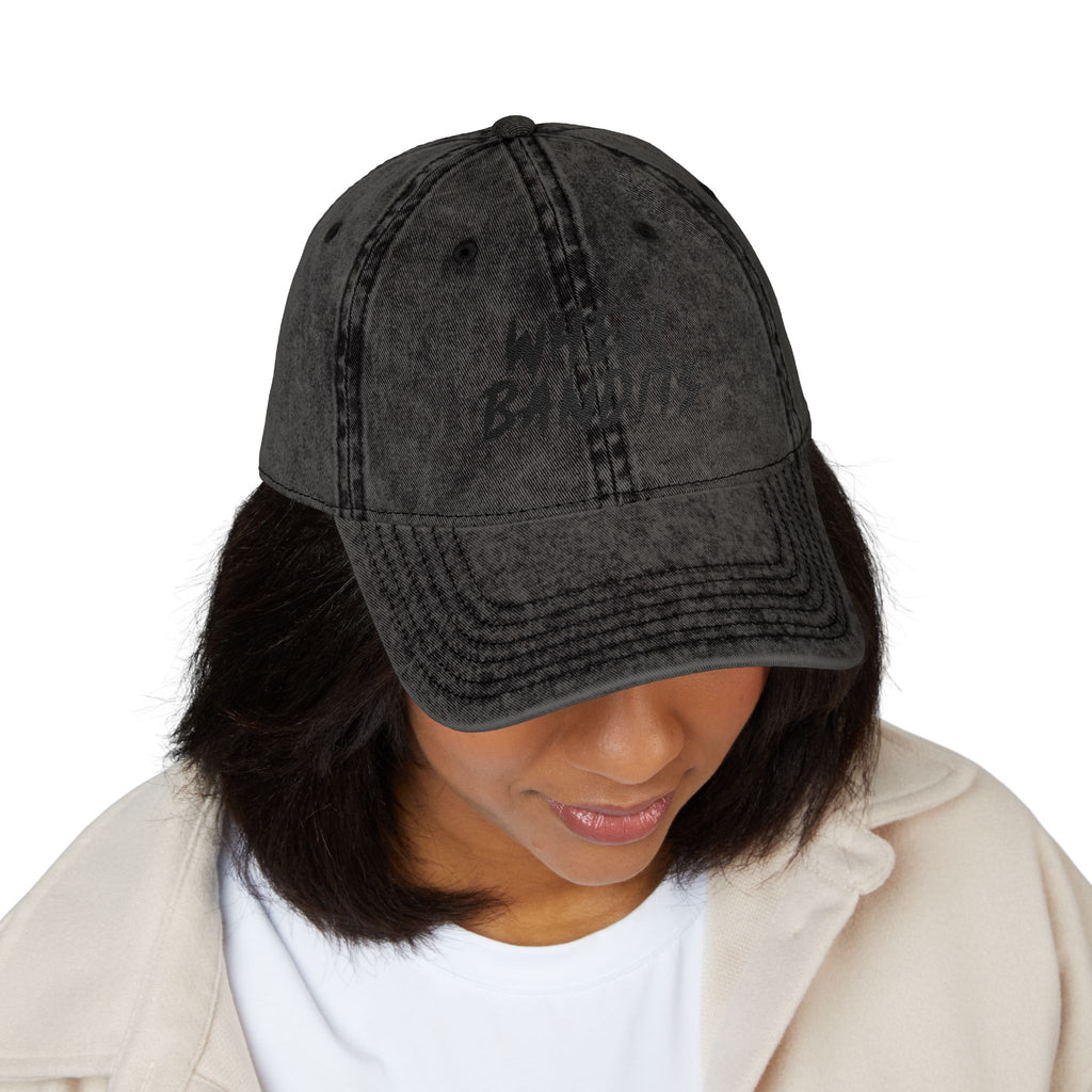 Wheel Bandits Vintage Embroidered Cap — Retro Distressed Baseball Hat