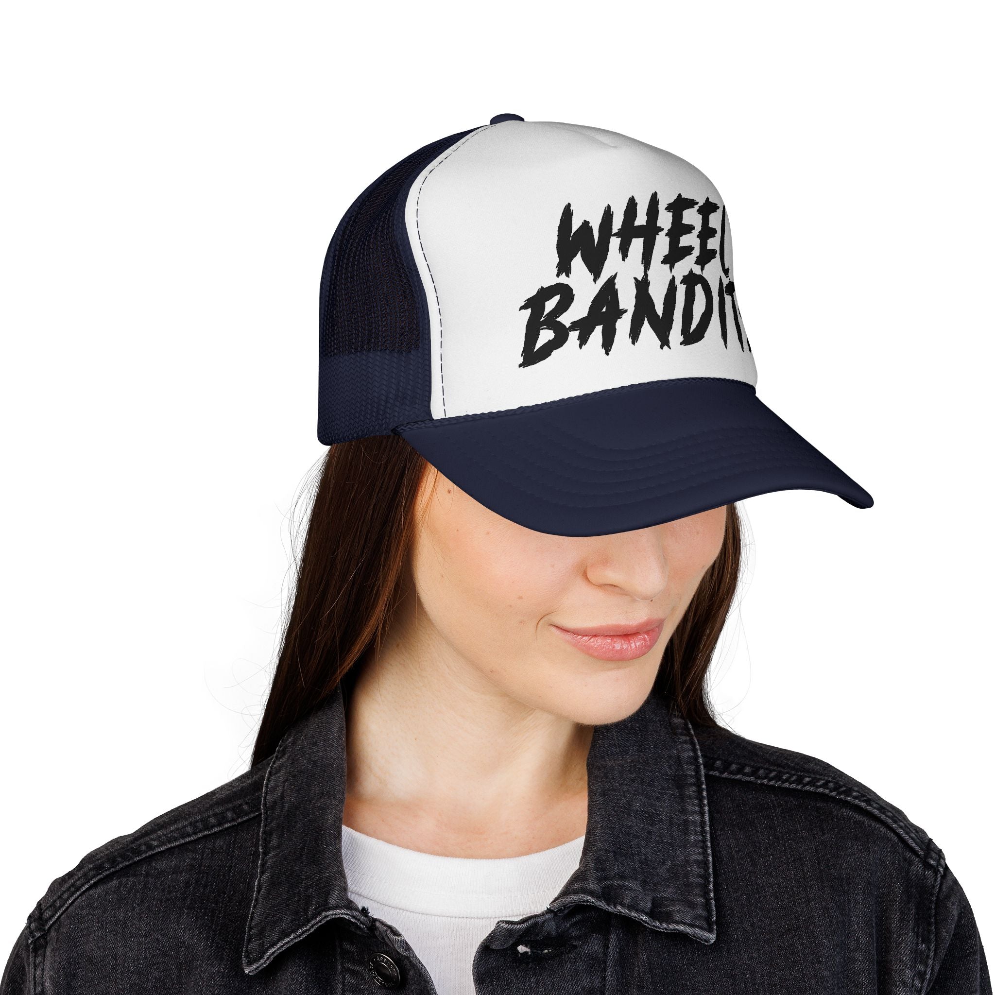 Wheel Bandits Trucker Cap — Retro Racing Mesh Hat