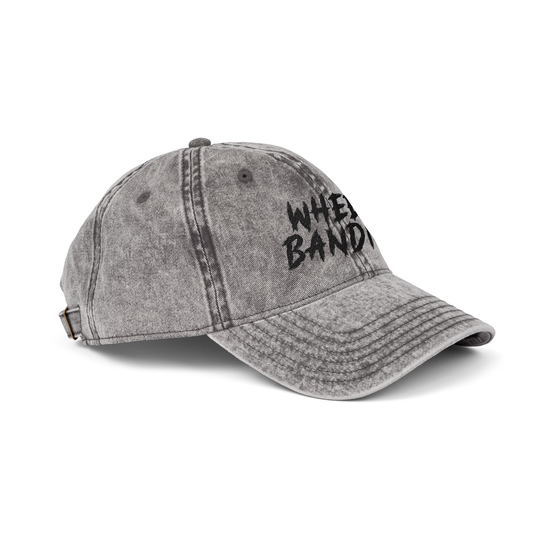 Wheel Bandits Vintage Embroidered Cap — Retro Distressed Baseball Hat