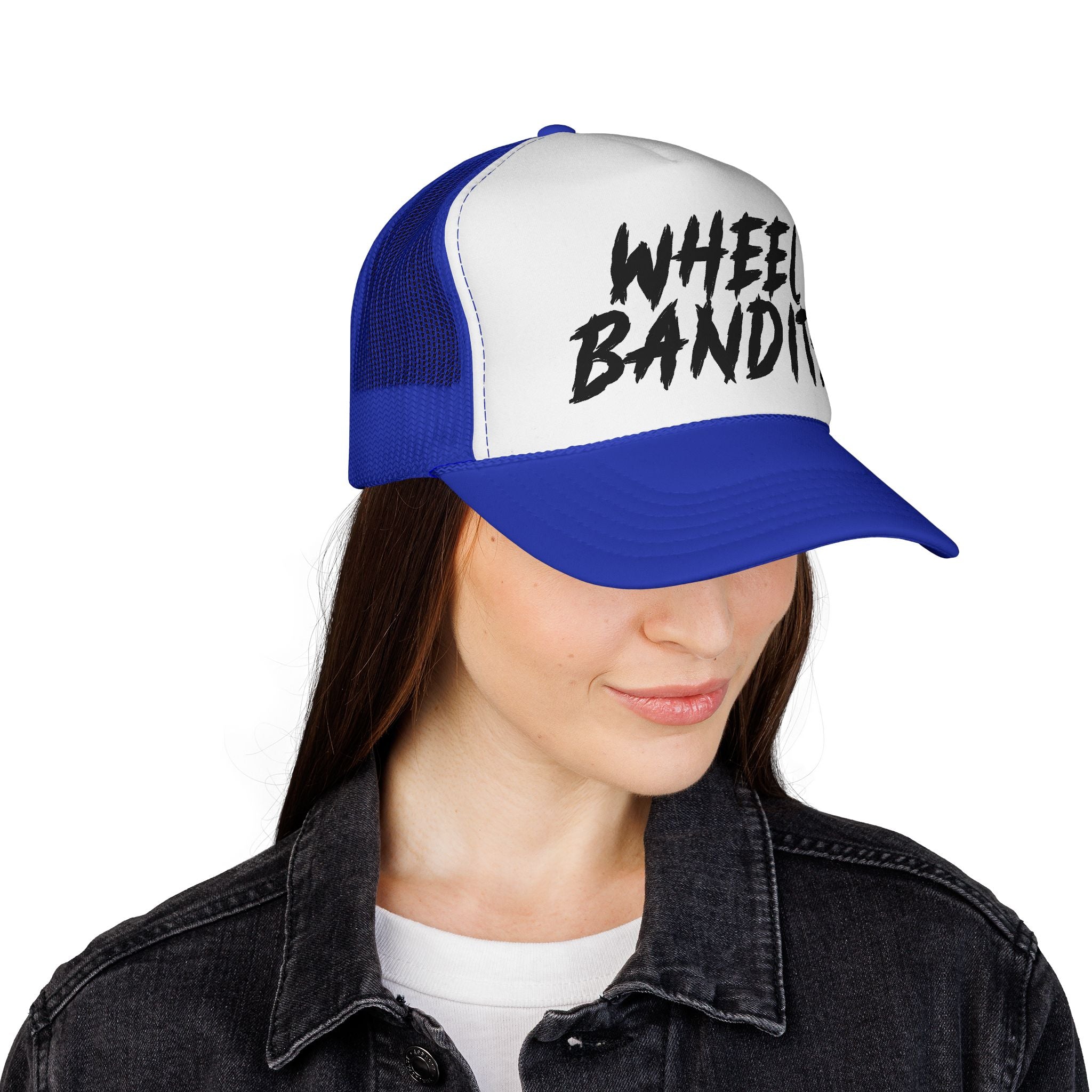 Wheel Bandits Trucker Cap — Retro Racing Mesh Hat