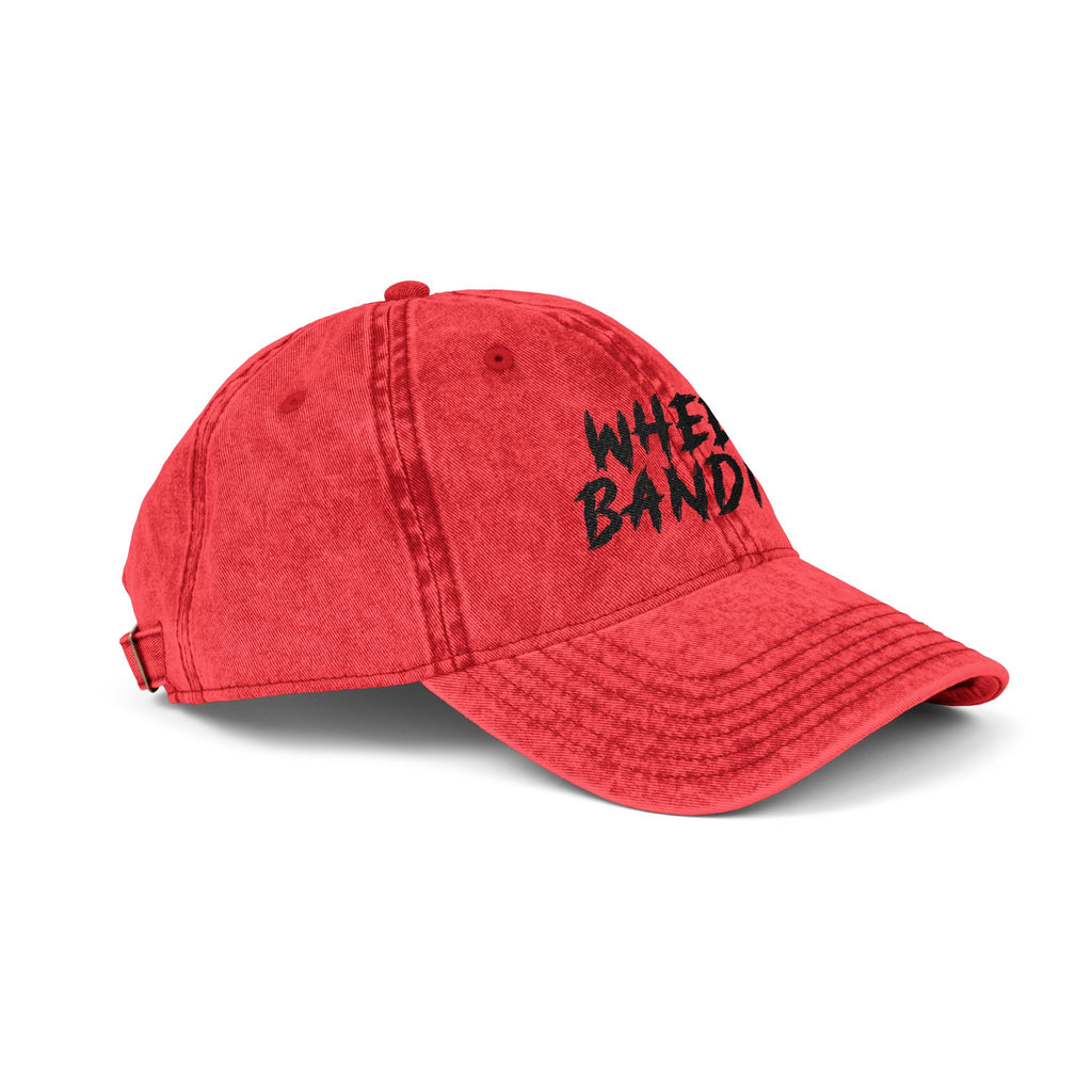 Wheel Bandits Vintage Embroidered Cap — Retro Distressed Baseball Hat
