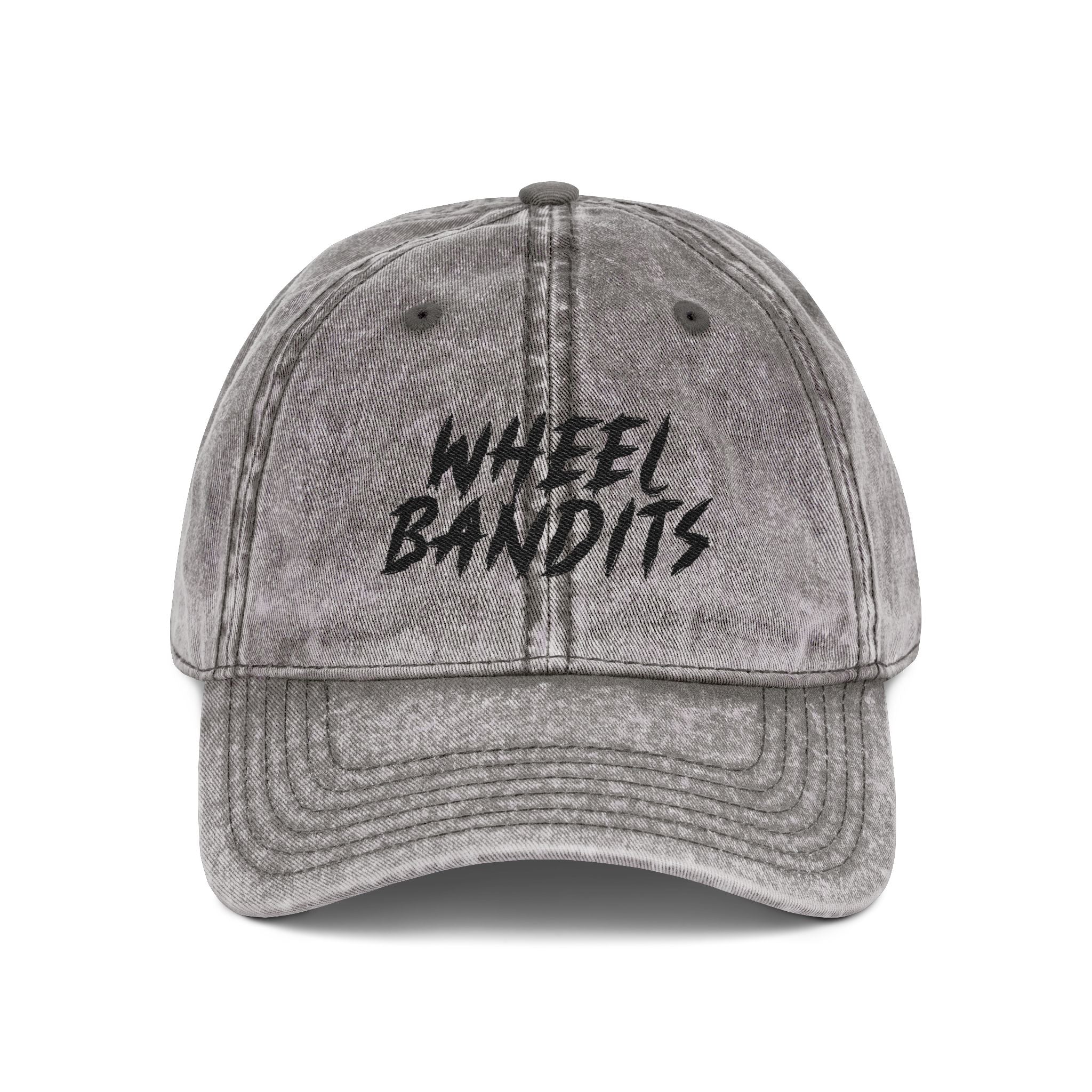 Wheel Bandits Vintage Embroidered Cap — Retro Distressed Baseball Hat