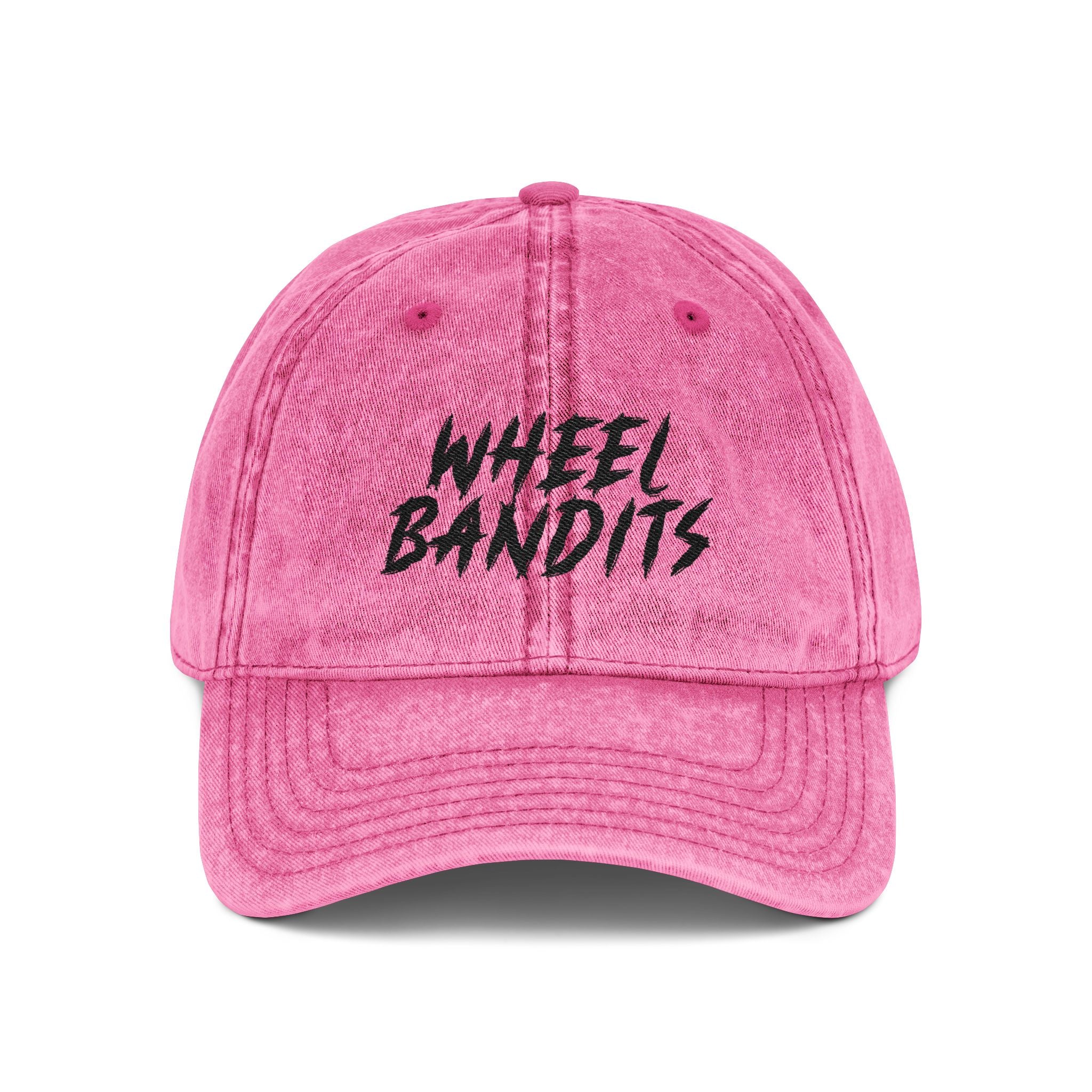 Wheel Bandits Vintage Embroidered Cap — Retro Distressed Baseball Hat